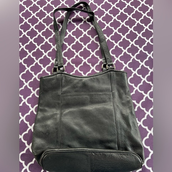 Handbags - Women’s Black Soft Leather Bag Pocketbook